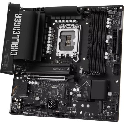 12. Asrock B860M Challenger WiFi Intel B860 LGA 1851 (Socket V1) micro ATX