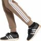 5. Women's adidas Essentials 3-Stripes Fleece Slim Pants Beige KF8317