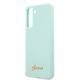 6. Guess GUHCS21MLSLMGLB S21+ G996 blue/blue hardcase Silicone Script Metal Logo