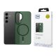 3mk Smoke MagCase for Samsung Galaxy S24 - Green-Translucent