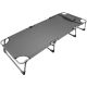 15. FOLDING CAMPING BED, 3-POSITION, 188 X 73 X 28 CM, DARK GREY