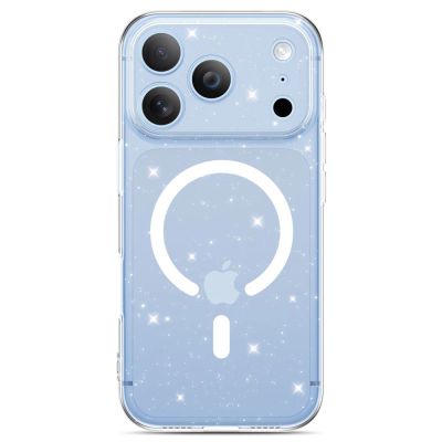 2. Tech-Protect FlexAir MagSafe iPhone 17 Pro / 18 Pro Case - Clear Glitter