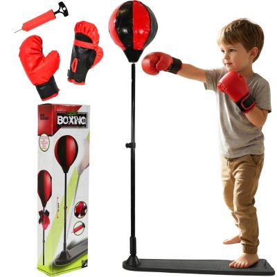 9. ENERO BOXING SET FOR CHILDREN ADJUSTABLE 75-128 CM AND GLOVES