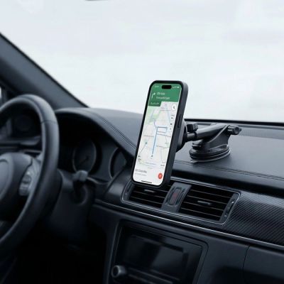 8. Tech-Protect V20 MagSafe Car Holder for Windshield/Air Vent/Dashboard 25W QI2.2 - Black
