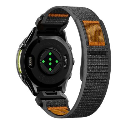 3. Spigen Athlex Air Strap for Garmin QuickFit 22mm - Black and Orange