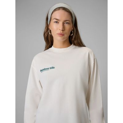 5. Women's longsleeve regular with print 4F 4FRSS26TSWSF2834-11S