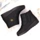 14. News W EVE437A black wedge snow boots