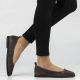 7. Women's suede leather ballerinas brown DP7741