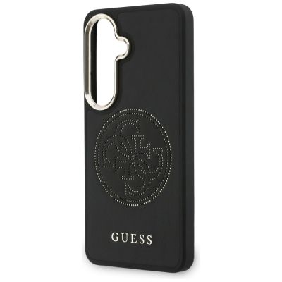 6. Guess Perforated Logo MagSafe Case for Samsung Galaxy S26 – Black