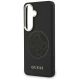 6. Guess Perforated Logo MagSafe Case for Samsung Galaxy S26 – Black