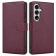 Tech-Protect Wallet Case for Samsung Galaxy S26 - Burgundy
