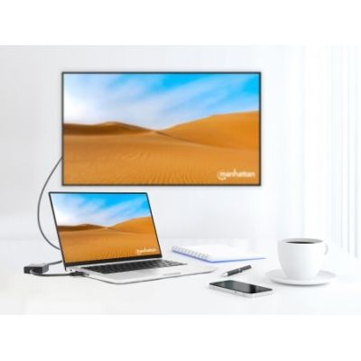 7. Manhattan 153690 Wired Docking Station USB 3.2 Gen 1 (3.1 Gen 1) Type-A Black