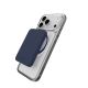 3. Puro Lite Mag TPU+PC Case Compatible with MagSafe for iPhone 17 Pro Max - Transparent with Blue Ring