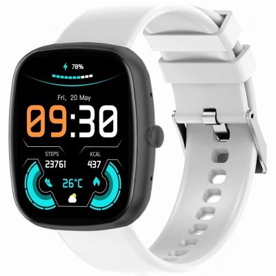7. Smartwatch Gravity Black 2 Straps GT18-10