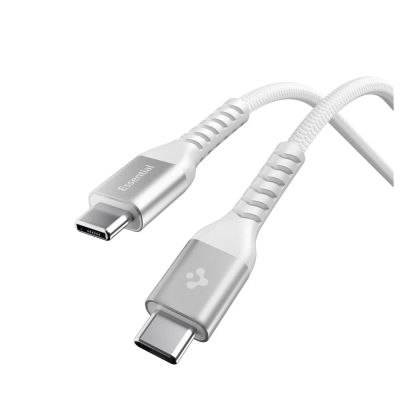Spigen EB10010CCA Essential USB-C / USB-C 100W 100CM Cable - White