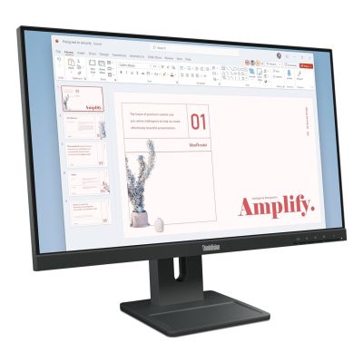 15. Lenovo ThinkVision E24-40 monitor 23.8" IPS 16:9 100 Hz 4 ms 1920x1080 250 cd/m2 1 HDMI Raven Black 36-month warranty