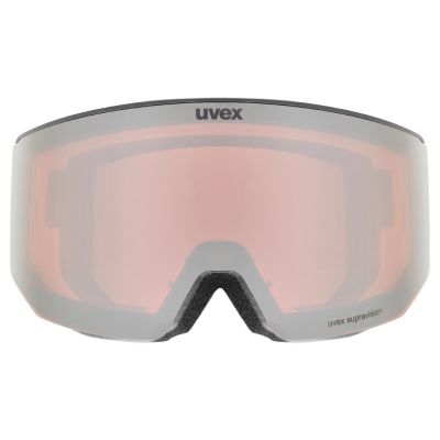 3. Uvex 5506651030 Winter Sports Goggles Mirror Unisex White Cylindrical (flat) lens