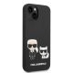 4. Karl Lagerfeld KLHMP14MSSKCK iPhone 14 Plus 6.7 "hardcase black / black Liquid Silicone Karl & Choupette Magsafe
