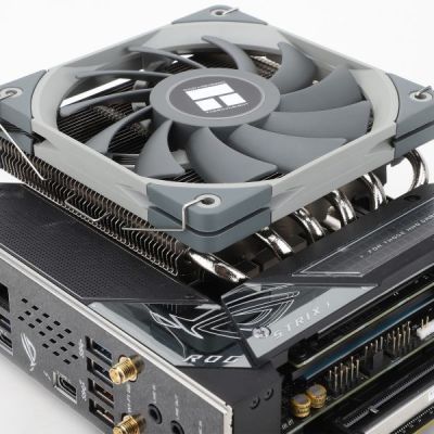 8. Thermalright AXP120-X67 computer cooling system Processor Radiator 12 cm Black, Gray, Metallic 1 pc.