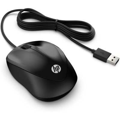 2. HP 1000 Wired Optical Mouse with 3 Buttons and 1000 DPI Wired Black 4QM14AA