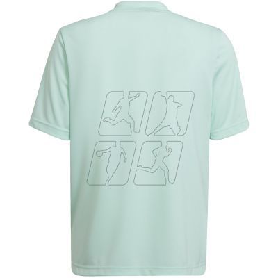 8. T-shirt adidas Entrada 22 Graphic Jersey Jr HF0127