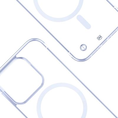 9. 3mk Just20g MagCase for iPhone 15 Pro Max - Transparent