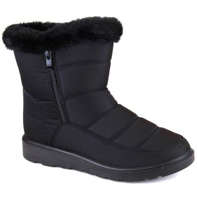 11. Insulated snow boots with fur Potocki W WOL197 black