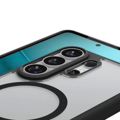 7. Spigen Ultra Hybrid Mag MagSafe Case for Samsung Galaxy S26 Ultra - Clear Black