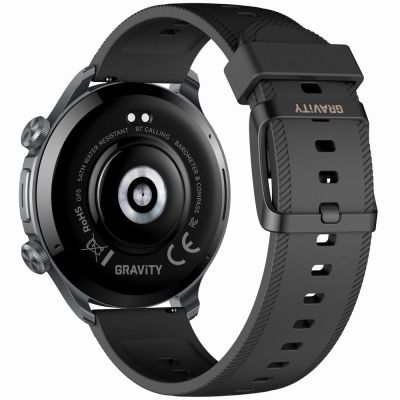 14. Smartwatch Gravity Black 2 Straps GT35-1