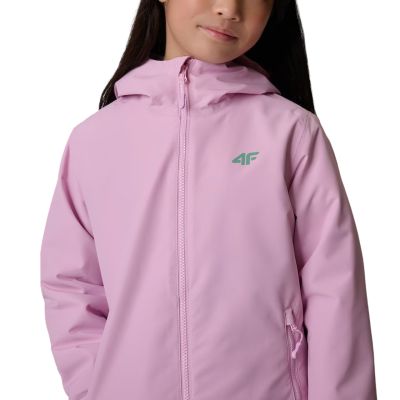 5. Children's jacket 4F U0959 light purple 4FJWSS26TTJAU0959 52S