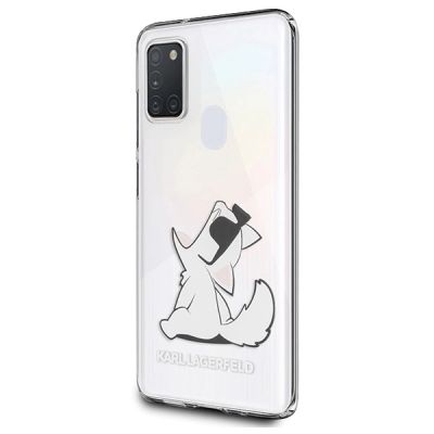 Karl Lagerfeld Choupette Fun Case for Samsung Galaxy M21 - Transparent