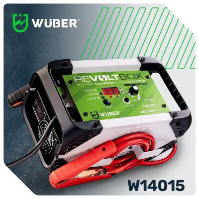 8. Automatic Battery Charger with 110 A Jump Start W14015 WUBER
