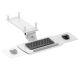 5. Maclean Under-Desk Keyboard Holder, Adjustable, Max. 5kg, White, MC-156 W
