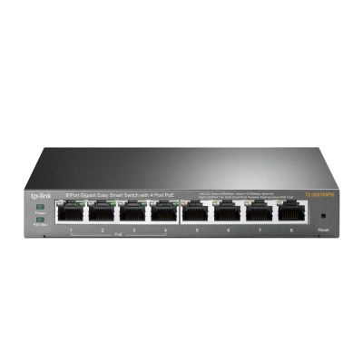 11. TP-Link TL-SG108PE Managed L2 Gigabit Ethernet (10/100/1000) PoE Support Black