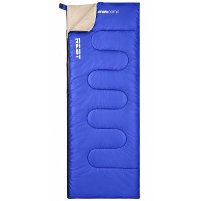 16. REST TOURIST SLEEPING BAG 170X70CM BLUE ENERO CAMP