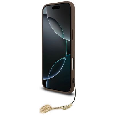 4. Guess 4G Charms Collection MagSafe case for iPhone Air - brown