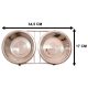 18. DOG AND CAT BOWL STAINLESS STEEL 2x550ML