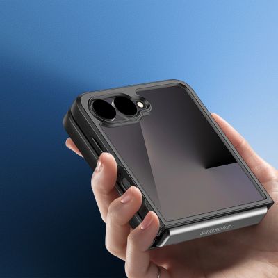 5. Dux Ducis Aimo Mag Case for Samsung Galaxy Z Flip 8 Compatible with MagSafe - Black