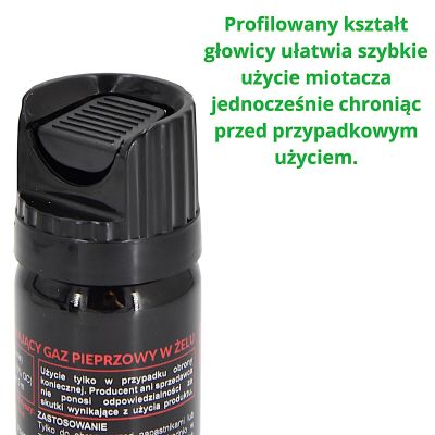 4. PEPPER SPRAY DEFENCE NATO GEL 2MLN CONE 50ML 40050-C SHARG