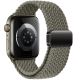 2. Tech-Protect Nylonmag Strap for Apple Watch 4 / 5 / 6 / 7 / 8 / 9 / SE / Ultra 1 / 2 (42 / 44 / 45 / 49 MM) - Green