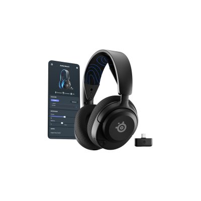 5. SteelSeries Arctis Nova 5P Wireless Headband Gaming Headset USB Type-C Bluetooth Black