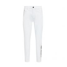 Karl Lagerfeld White Gf Denim Pants W 221W1101 jeans