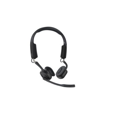 2. Shokz OpenMeet Wireless Over-Ear Headphones, Black