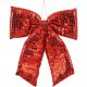 RED DECORATIVE BOW 39x50CM MICA