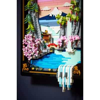 28. LEGO Art 31218 Japanese Landscape with Cherry Blossoms