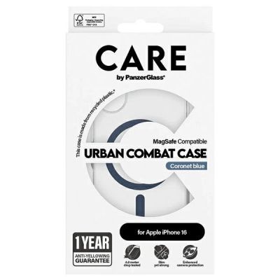 4. CARE by PanzerGlass Flagship Case iPhone 16 6.1" blue/blue MagSafe 1365