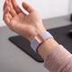 5. Tech-Protect NylonMag Strap for Samsung Galaxy Watch 40/44/46mm - Purple