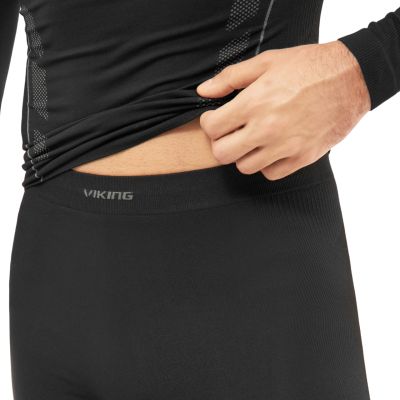 8. Viking Eiger 2.0 men's thermal underwear black and gray 500-27-3361-0908