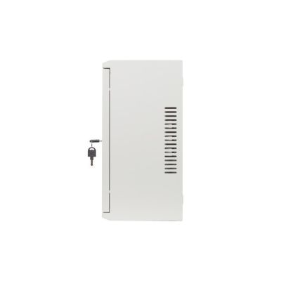 12. Lanberg rack cabinet, wall-mounted, 19" 4U+3U, 540x200, low-profile, gray (assembled)