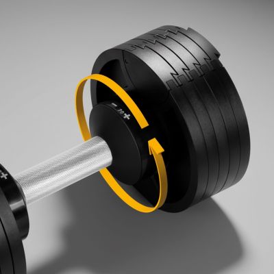 6. REBEL ACTIVE ADJUSTABLE CAST IRON DUMBBELL AUTOMATIC 36KG, 2KG STROKE RBA-2332-36